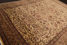 8'11'' x 12' Hand Knotted 100% Wool Traditional Saroukk 250 KPSI Area Rug Beige - Oriental Rug Of Houston