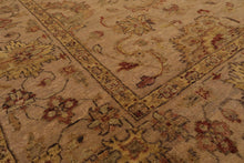 6' x 8'9" Hand Knotted 100% New Zealand Wool Agra Oriental Area Rug Tan - Oriental Rug Of Houston