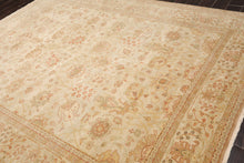 8x10 Beige, Tan Hand Knotted 100% Wool Peshawar Traditional Oriental Area Rug