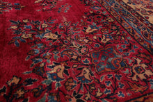 9' 10''x13' 4'' Hand Knotted 100% Wool Kashan Traditional 350 KPSI Oriental Area Rug Burgundy, Tan Color - Oriental Rug Of Houston
