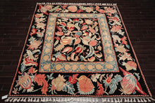 9x12 Arts & Crafts Hand Knotted Wool Traditional Oriental Area Rug Black - Oriental Rug Of Houston