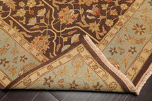 6' x 8'10" Hand Knotted 100% Wool Reversible Flat Pile Area Rug Brown - Oriental Rug Of Houston
