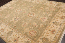 8' x 10'2" Hand Knotted 100% Wool Agra Traditional Oriental Area Rug Pistachio - Oriental Rug Of Houston