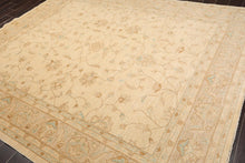 8'3" x 9'8" Hand Knotted 100% Wool Peshawar Traditional Oriental Area Rug Beige