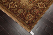 5'10" x 9' Hand Knotted 100% Wool Reversible Flat Pile Area Rug Tan - Oriental Rug Of Houston