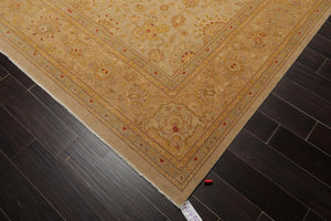 8'10'' x 12'3''Hand Knotted 100% Wool Peshawar Traditional Oriental Area Rug Tan - Oriental Rug Of Houston