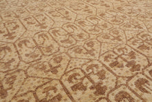 8'8" x 11'8" Hand Knotted 100% Wool Oriental Transitional Area Rug Beige - Oriental Rug Of Houston