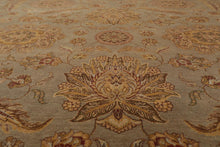 8'7" x 11'4" Hand Knotted Wool Pakpersian 16/18 300 KPSI Area Rug Gray Gold - Oriental Rug Of Houston