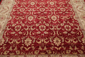 8' x 10'4'' Hand Knotted 100% Wool Peshawar Oriental Area Rug Pomegranate - Oriental Rug Of Houston
