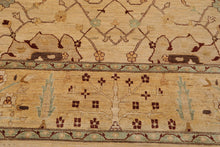 9' x 12' Hand Knotted Wool Art & Crafts Peshawar Oriental Area Rug Beige - Oriental Rug Of Houston