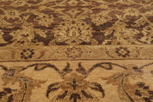 8'7" x 12' Hand Knotted 100% Wool Kashan Botanical Muted Earth Tones Area Rug - Oriental Rug Of Houston