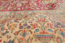 Velvety soft Vintage Palace Kermann Hand Knotted Wool Area Rug Rose 11'6"x19'4" - Oriental Rug Of Houston