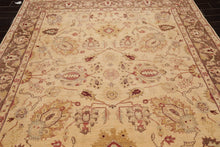 7'9"x 10'3" Hand Knotted Wool Peshawar Traditional Oriental Area Rug Beige Brown - Oriental Rug Of Houston