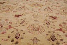 7'9"x 10'3" Hand Knotted Wool Peshawar Traditional Oriental Area Rug Beige Brown - Oriental Rug Of Houston