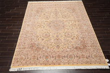 8' x 10'3" Hand Knotted 100% Wool Pakpersian 16/18 Oriental Area Rug Ivory Taupe