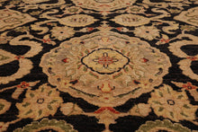 8' x 9'11'' Hand Knotted 100% Wool Peshawar Oriental Area Rug Charcoal