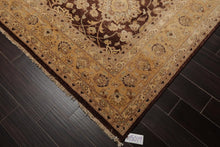 8'9'' x 12' Hand Knotted 100% Wool Peshawar Traditional Oriental Area Rug Brown - Oriental Rug Of Houston