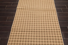 3'9" x 5'11" Contemporary 100% Wool Area Rug Tan - Oriental Rug Of Houston