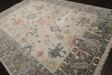 Multi Sizes LoomBloom Muted Turkish Oushak Hand Knotted Wool Area Rug Gray, Beige Color