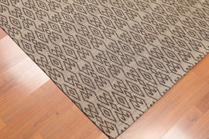 5'1" x 7'1" Hand Woven Flatweave Area Rug Contemporary Tan