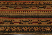 7'10" x 9'9" Hand Knotted Wool Transitional Tibetan Area Rug Gold - Oriental Rug Of Houston