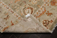 Multi Sizes LoomBloom Muted Turkish Oushak Hand Knotted Wool Traditional Area Rug Moss, Beige Color