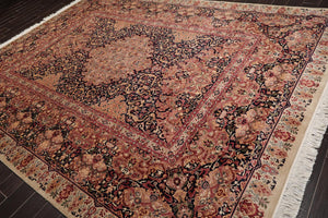 9' x 12'1'' Hand Knotted Wool PakPersian 16/18 300 KPSI Oriental Area Rug Black - Oriental Rug Of Houston