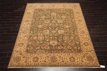 8' x 9'10" Hand Knotted 100% Wool Peshawar Oriental Area Rug Pistachio Gold - Oriental Rug Of Houston