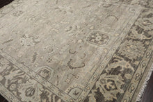 Multi Sizes LoomBloom Muted Turkish Oushak Hand Knotted Wool Traditional Area Rug Gray, Beige Color