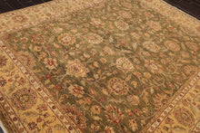 8' x 9'10" Hand Knotted 100% Wool Peshawar Oriental Area Rug Pistachio Gold