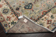 8' 2''x10' LoomBloom Muted Turkish Oushak Hand Knotted 100% Wool Area Rug Gray, Beige Color - Oriental Rug Of Houston