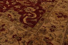 6' x 8'9" Hand Knotted Agra 100% New Zealand Wool Oriental Area Rug Ruby - Oriental Rug Of Houston