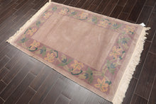 4' x 6' Hand Knotted Wool Tibetan Oriental Area Rug Traditional Taupe - Oriental Rug Of Houston