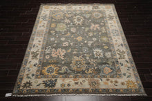 8' 3''x10' 4'' LoomBloom Muted Turkish Oushak Hand Knotted 100% Wool Traditional Area Rug Olive, Beige Color - Oriental Rug Of Houston