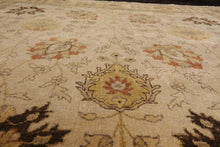 8'10'' x 11'10'' Hand Knotted 100% Wool Agra Traditional Area Rug Beige - Oriental Rug Of Houston