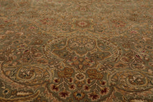 8x10 Green, Beige Hand Knotted 100% Wool Pak Persian Tabriz Traditional Oriental Area Rug