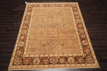 8'x10'1" Hand Knotted Wool Peshawar Traditional 150 KPSI Oriental Area Rug Camel - Oriental Rug Of Houston