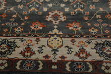 7' 11''x10' 1'' LoomBloom Muted Turkish Oushak Hand Knotted 100% Wool Traditional Area Rug Gray, Burnt Orange Color - Oriental Rug Of Houston