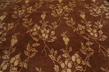 10’6" x 10’6" Lapchi Hand Knotted Wool & Silk Square Tibetan Oriental Area Rug Brown - Oriental Rug Of Houston