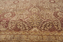 8'1" x 10'2" Hand Knotted Wool PakPersian 16/18 300 KPSI Oriental Area Rug Brown