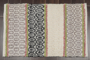 2' x3'  Braided Mat  Oriental Area Persian Rug
