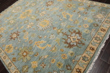 Multi Sizes LoomBloom Muted Turkish Oushak Hand Knotted Traditional 100% Wool Area Rug Gold - Oriental Rug Of Houston