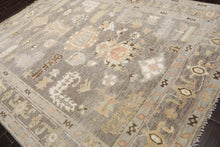 8' 2''x10' 3'' LoomBloom Muted Turkish Oushak Hand Knotted Wool Area Rug Gray, Ivory Color - Oriental Rug Of Houston