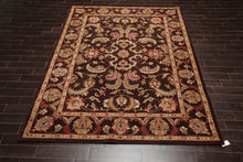 8x11 Chocolate, Brown Hand Tufted Hand Made 100% Wool Traditional Oriental Area Rug