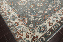 8' 2''x9' 11'' LoomBloom Muted Turkish Oushak Hand Knotted Wool Area Rug Gray, Cream Color - Oriental Rug Of Houston