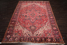 9'5'' x 13'3'' Hand Knotted 100% Wool Herizz Traditional Oriental Area Rug Rust - Oriental Rug Of Houston