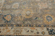 7' 3''x10' 3'' LoomBloom Muted Turkish Oushak Hand Knotted Wool Area Rug Gray, Beige Color - Oriental Rug Of Houston