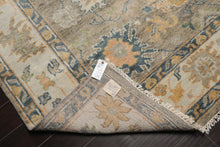 7' 3''x10' 3'' LoomBloom Muted Turkish Oushak Hand Knotted Wool Area Rug Gray, Beige Color - Oriental Rug Of Houston