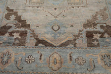 7' 7''x9' 10'' LoomBloom Muted Turkish Oushak Hand Knotted Wool Area Rug Taupe,Beige Color - Oriental Rug Of Houston