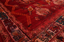 6'9" x 9'10" Vintage Hand Knotted 100% Wool Pictorial Oriental Area Rug Rust - Oriental Rug Of Houston